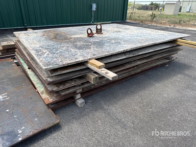 Quantity of (7) 8 ft x 10 ft x 1 in Trench Shield