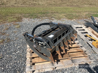 36 in Mini Skid Steer Power Rake