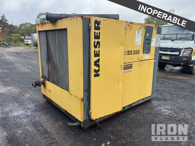 2000 Kaeser ES280 Skid-Mounted Luftkompressor (Inoperable)