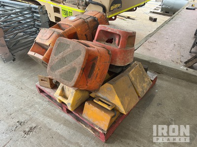 Quantity of Miscellaneous Wheel Chocks & Safety Steps
