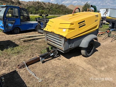 2012 Atlas Copco XAS 185CD7 185 CFM Mobile Mobile Air Compressor