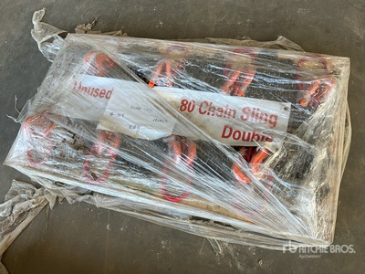 Quantity of (40) 2025 Landhonor LHR-G80 4 in Double Leg Chain スリング (Unused)