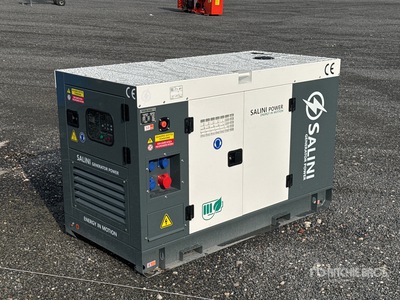 2025 Salini VG-R30 30kW Generator Set (Unused)