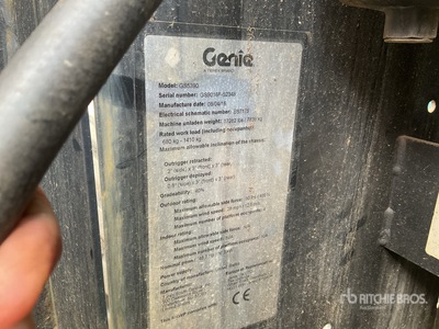 2016 Genie GS-5390 Podnośnik nożycowy