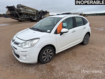 2014 Citroen C3 Vehicule Utilitaire Cargo Van (Inoperable)