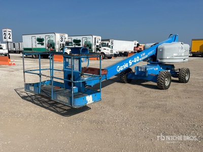 1998 Genie S40 4WD Dual Fuel Telescopic Boom Lift