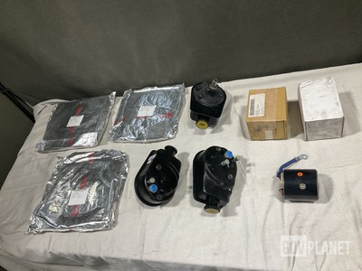 (7) Clamp Plates, (12) Starting Coils, (3) Pump Assemblies & Assorted Items
