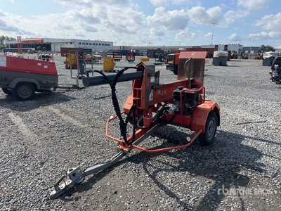 2016 Rabaud 70067D Petrol Trailer Mounted Log Splitter