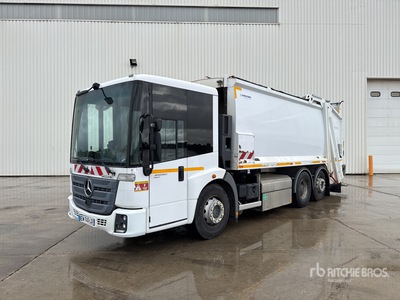 Mercedes-Benz Econic 2630 NGT 6x2 Camion Benne A Ordures Menageres サニテーショントラック