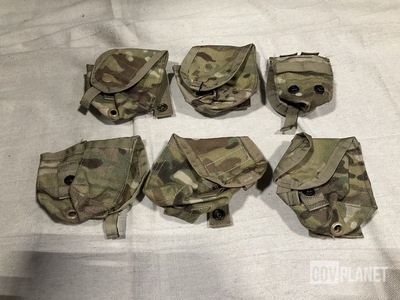 (79) Hand Grenade Pouches, (110) M4 Three Mag Pouches & Assorted Items