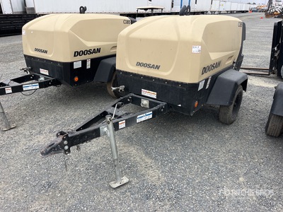2022 Doosan C185WDO 185 cfm Mobile Compresor de aire