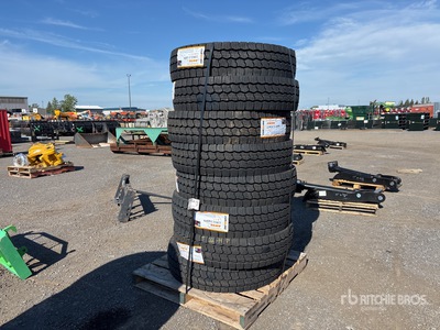 Quantity of (8) Euroking AW86 11R22.5 Tires (Unused)