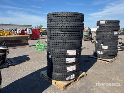 Quantity of (8) Euroking AW86 11R24.5 Tires (Unused)