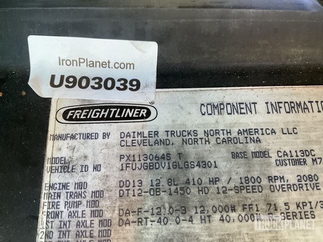 CAMIóN 2016 FREIGHTLINER