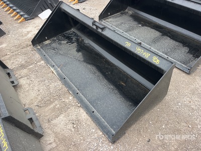 All-Star 74 in Low Pro Skid Steer Bucket (Unused)