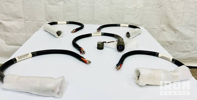 Quantity of (5) 60 Amp Power Cord Whips (Unused)