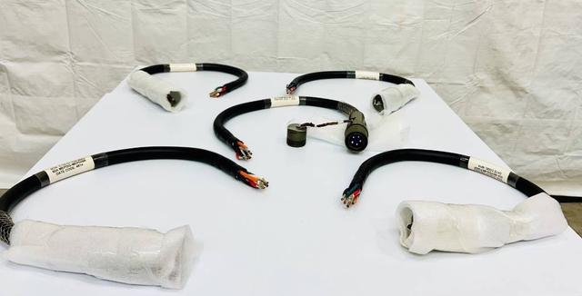 Quantity of (5) 60 Amp Power Cord Whips (Unused)