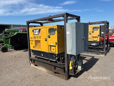 2011 Cat 18 kW Skid-Mounted Stand-By Generador