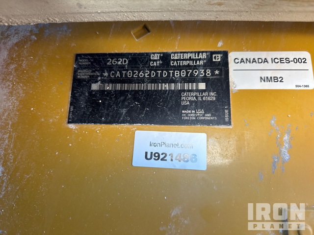 MINI CARGADOR SOBRE RUEDAS 2018 CATERPILLAR 262D