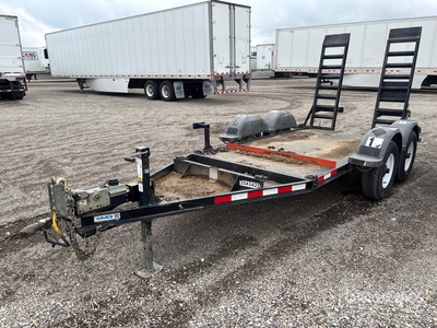 2018 MMDI 10 ft T/A Equipment Trailer