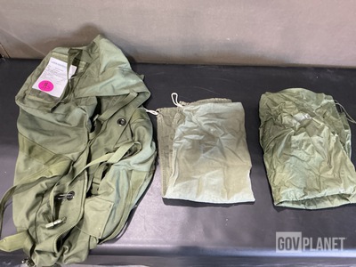 (64) Duffel Bags, (35) Barracks Bags, (15) Clothing Bags & Assorted Items