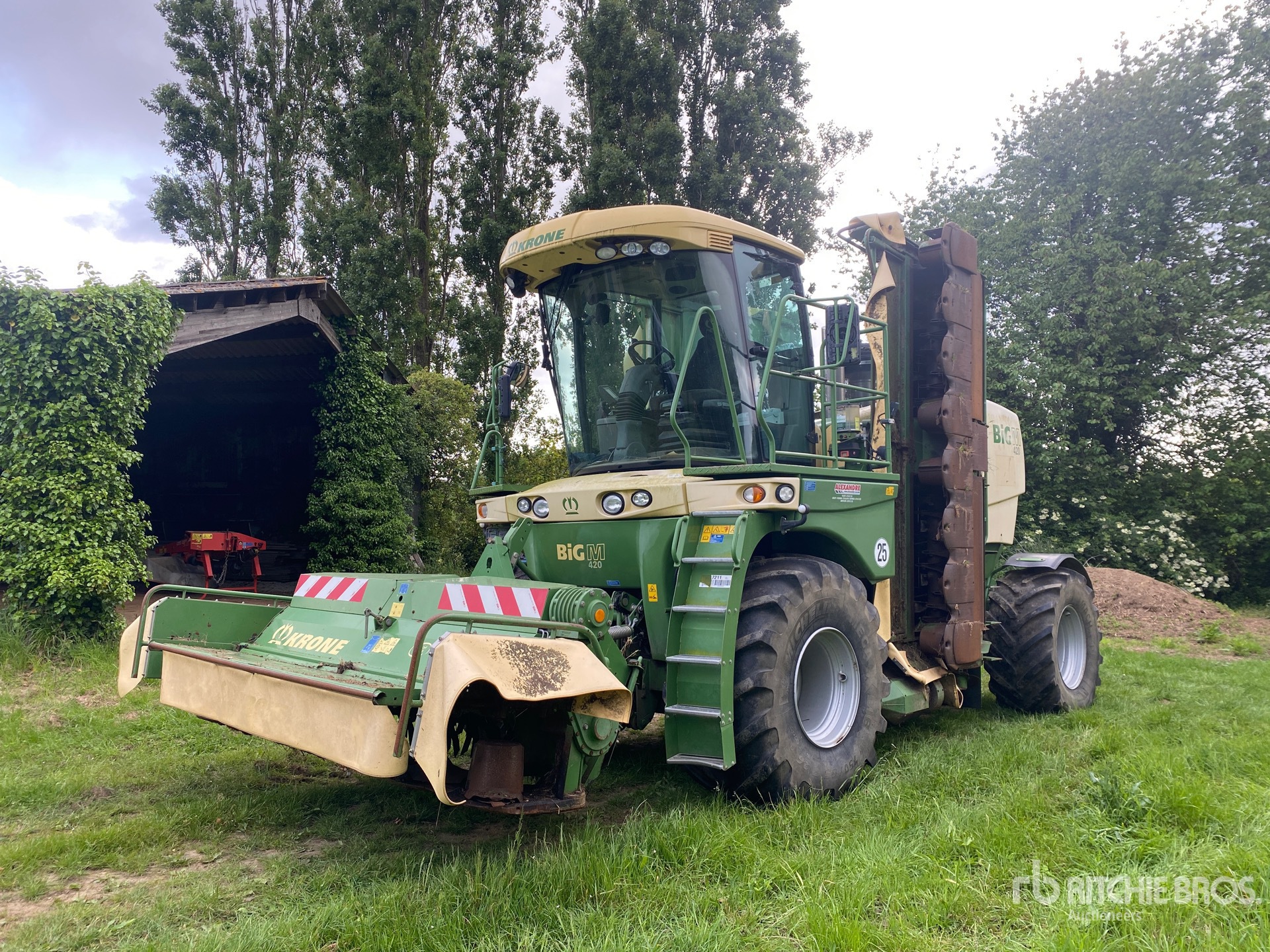 2015 Krone Big M 420 4x4 Hydraulic Faucheuse Automotrice Self-Propelled Mower Conditioner