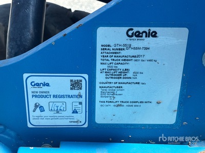 2018 Genie GTH-5519 Telehandler