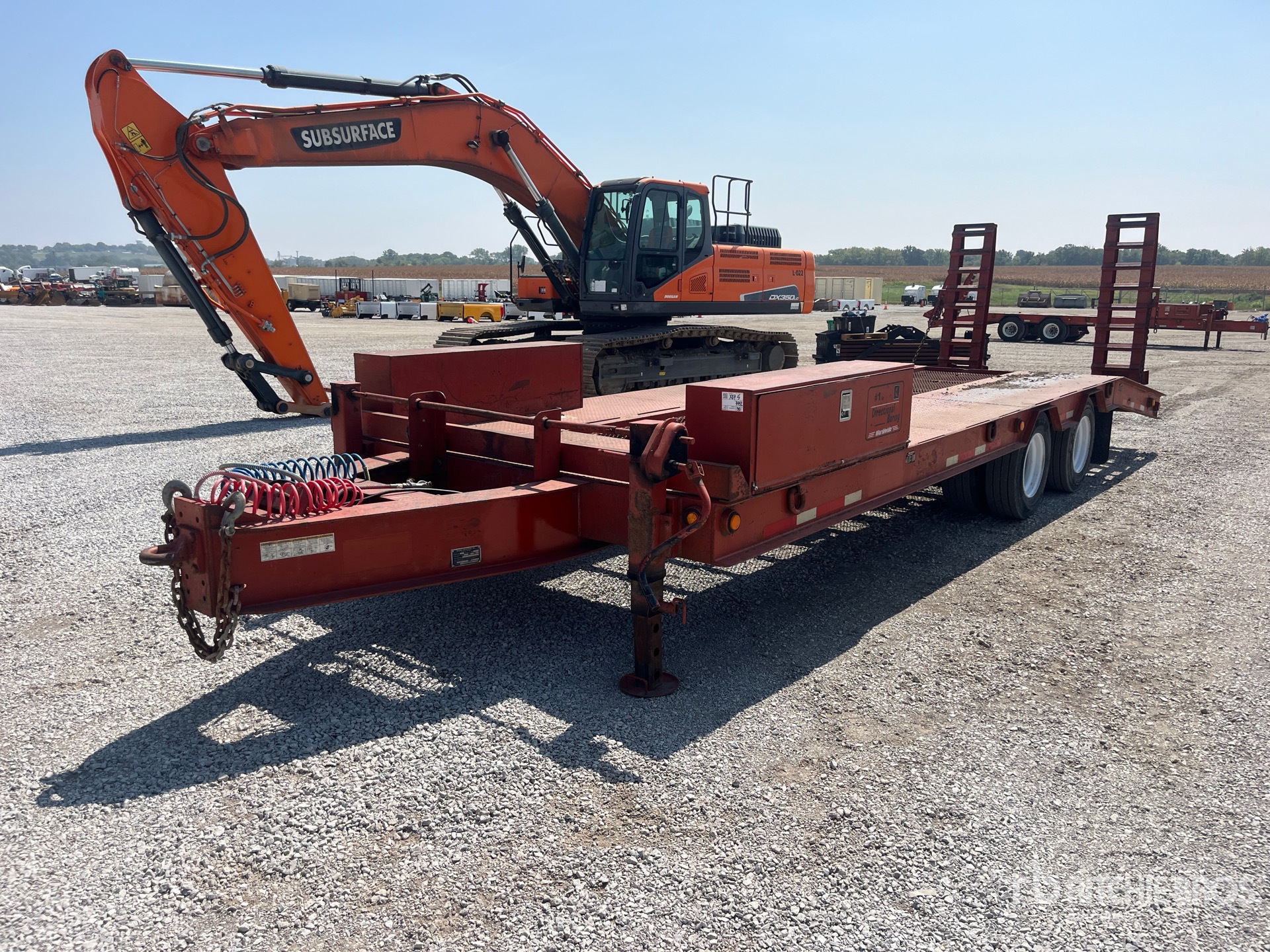 2007 Belshe T10 20 ft T/A Equipment Trailer