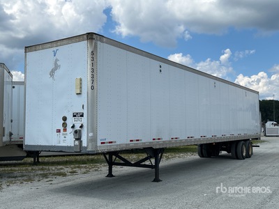 2013 Vanguard 53 ft x 102 in T/A Van Trailer