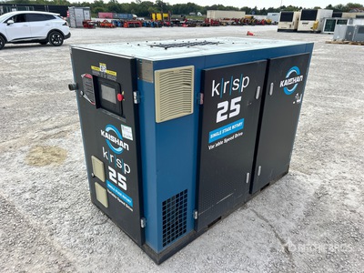 2018 Kiashan KRSP-25-125VSD Skid-Mounted Electric コンプレッサー