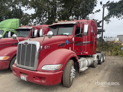 2014 Peterbilt 386 8x4 Tri/A Sleeper Truck Tractor