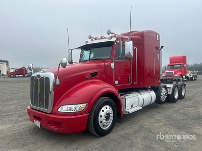 2014 Peterbilt 386 8x4 Tri/A Sleeper Truck Tractor