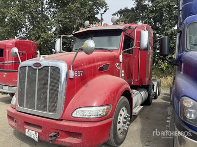 2013 Peterbilt 386 8x4 Tri/A Sleeper Truck Tractor