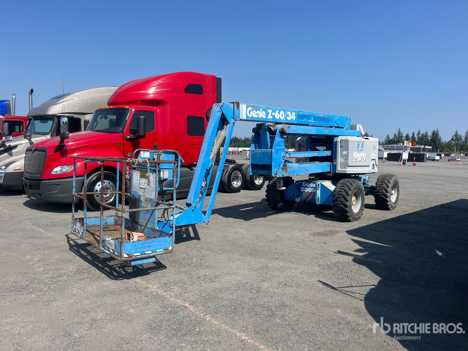 1994 Genie Z60/34 2WD Dual Fuel Plataforma Elevadora Articulada
