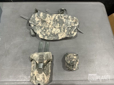 (19) Waist Packs, (71) Grenade Pouches, (9) Sustainment Pouches & Assorted Items