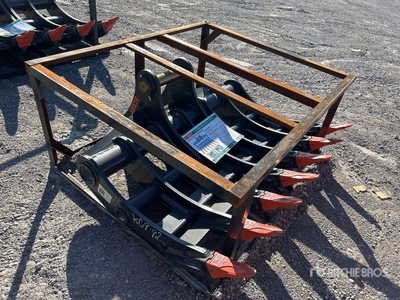 2025 KJ AMK20 65 in Excavator Rake - Fits Cat 320 / 17 - 24 ton (Unused)