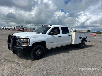 2016 Chevrolet Silverado 3500HD 4x4 Crew Cab Camión Utilitario