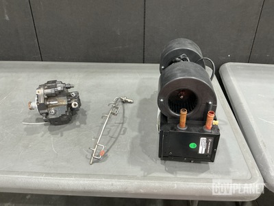 (1) Manifold, (1) Metering & Distributing Pump, (1) Heater & Assorted Items