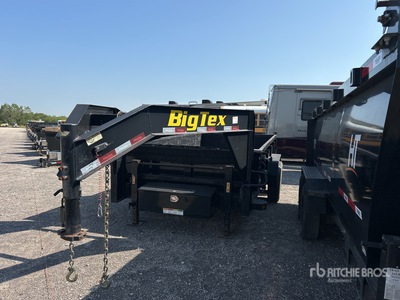 2021 Big Tex Trailer 14 ft T/A Gooseneck Dump Utility Trailer