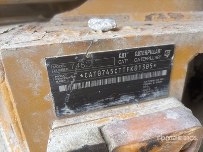 2017 Cat 745C Knickgelenkter Muldenkipper