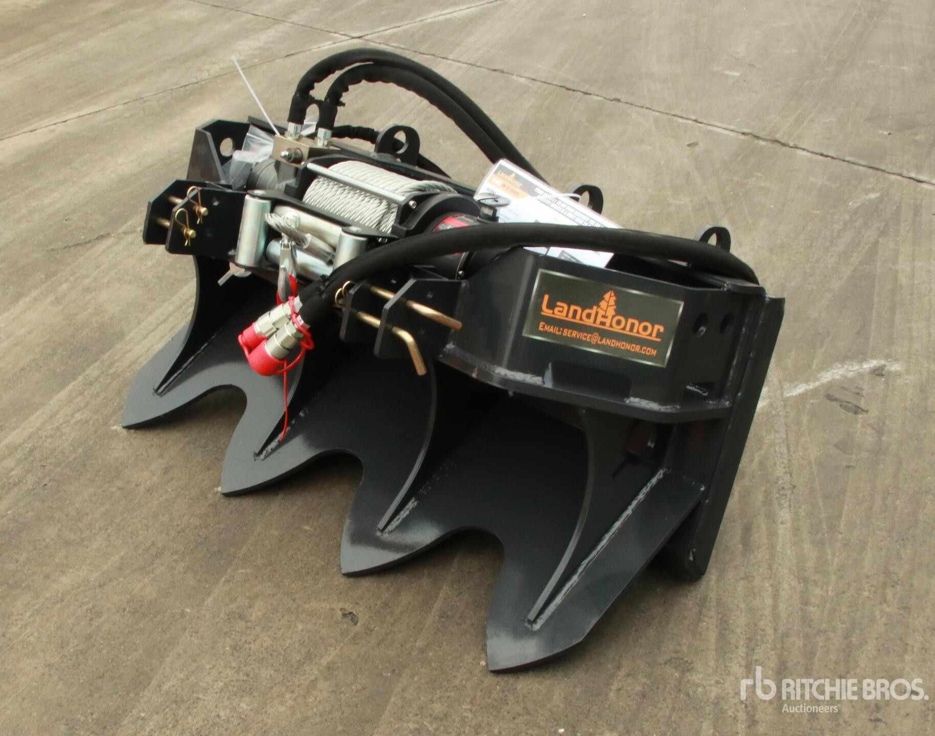 2025 Landhonor FW-13-15000G 15000 lb Skid Steer Winch Varios implementos minicargadora (Unused)