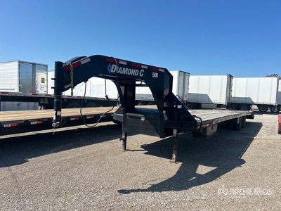 2020 Diamond C Trailer MFG. 38 ft T/A Gooseneck Apparatuur aanhangwagen
