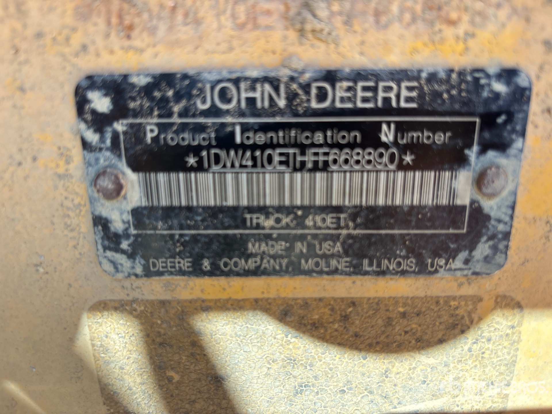 2015 John Deere 410E Knickgelenkter Muldenkipper