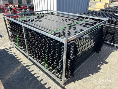Quantity of (30) 2025 SHUNYI WLFT10-30P 10 ft x 7 ft Powder Coated Wrought Iron Staccionata (Unused)