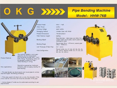 2025 OKG HHW-76B Multi Function Pipe Bender & Dobladora de varilla de refuerzo (Unused)