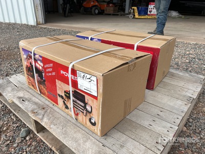 Quantity of (2) 2024 Powertek WW13000 13000 lb Winch (Unused)