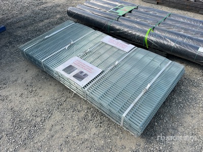 Quantity of (50) 36 in x 72 in Galvanized Steel Wire Mesh Sheet (Unused)
