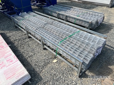 Quantity of (6) 5 ft x 66 ft Galvanized Welded Wire Mesh (Unused)