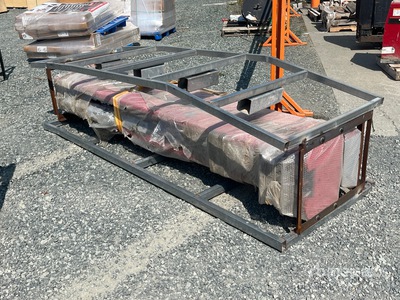 9200 lbs Heavy Duty Two Post Floor Plate Lift (Unused)