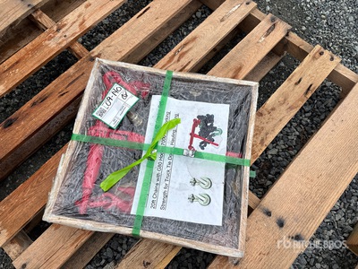 Quantity of Heavy-Duty Ratchet Load Binders and Chains Set (Unused)